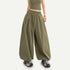 Nico_Molly_Army_Green_Slimming_Elastic_Waist_Relaxed_Lantern_Women&