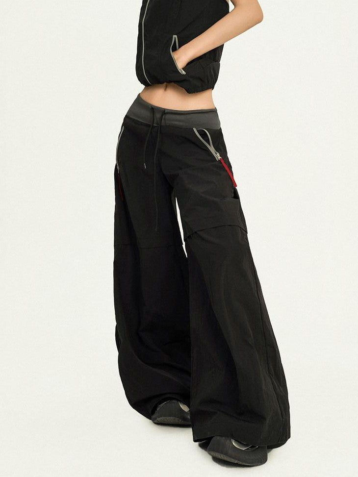 Nico Molly Backless Halter Utility Wide Leg Women&