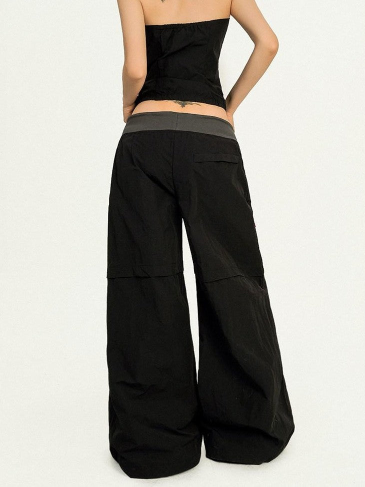 Nico Molly Backless Halter Utility Wide Leg Women&