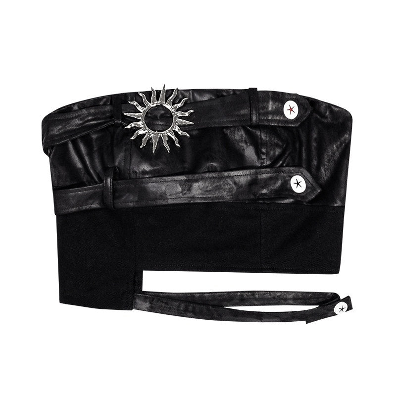 Nico_Molly_Black_Original_Punk_Sexy_Girl_Straight_Cut_Natural_Waist_Women&