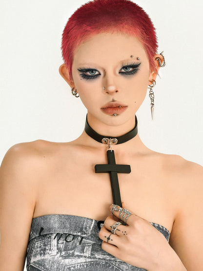 Nico Molly Black Retro Cross Streetwear Women&