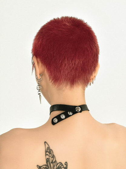 Nico Molly Black Retro Cross Streetwear Women&