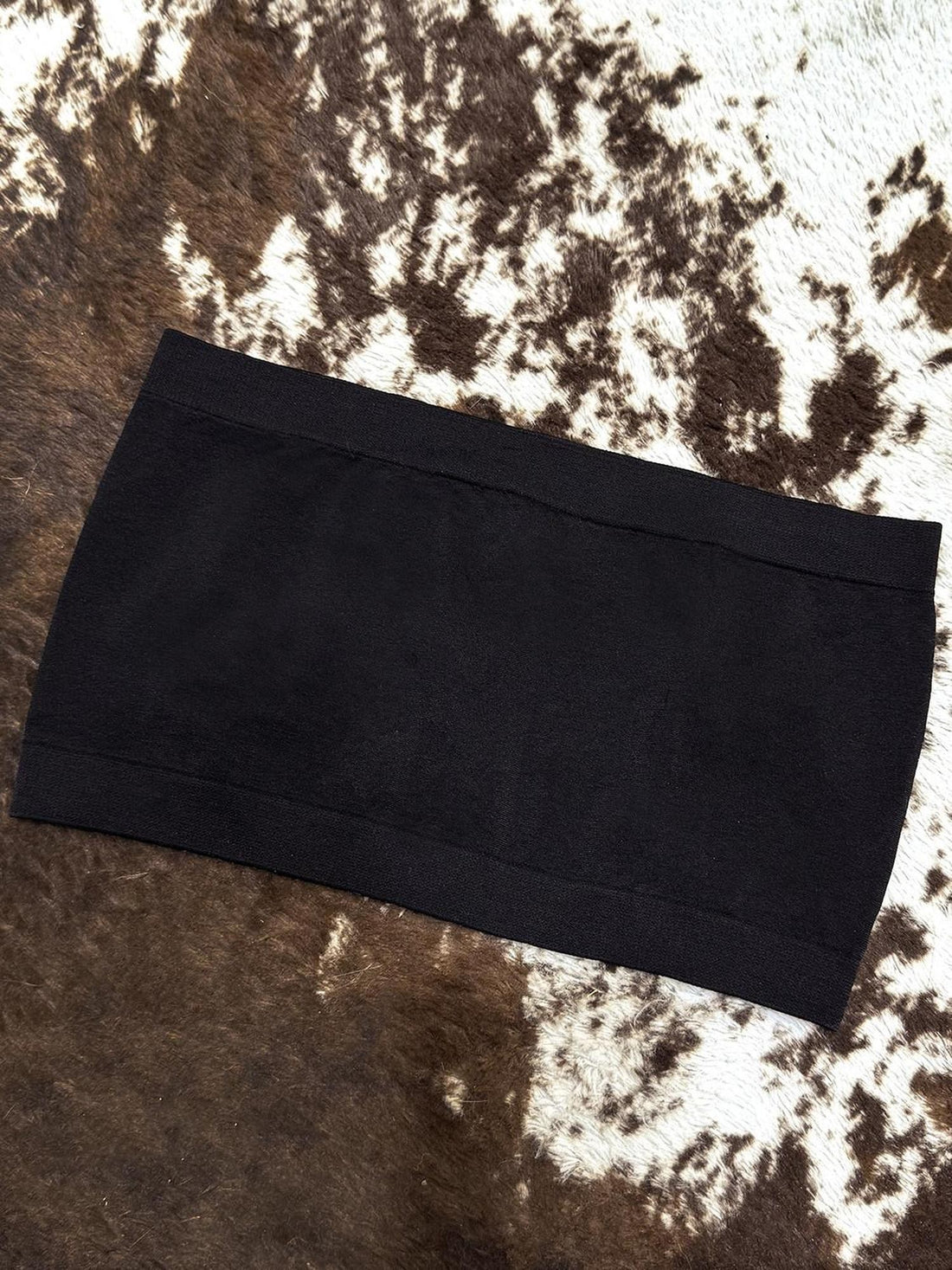 Nico Molly Black Ruched Strapless Seamless Anti Exposure Street Women&
