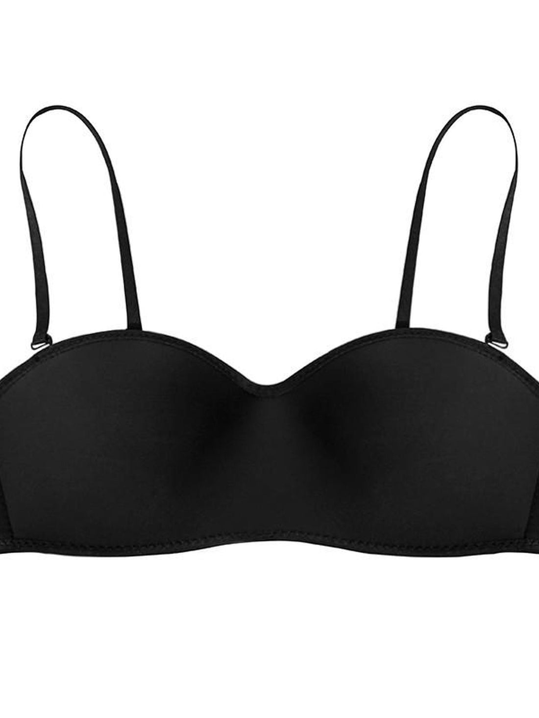 Nico Molly Black Strapless Wirefree Seamless Backless Zipper Women&