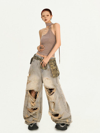 Nico Molly Camouflage Original American Retro Spicy Girl Women&