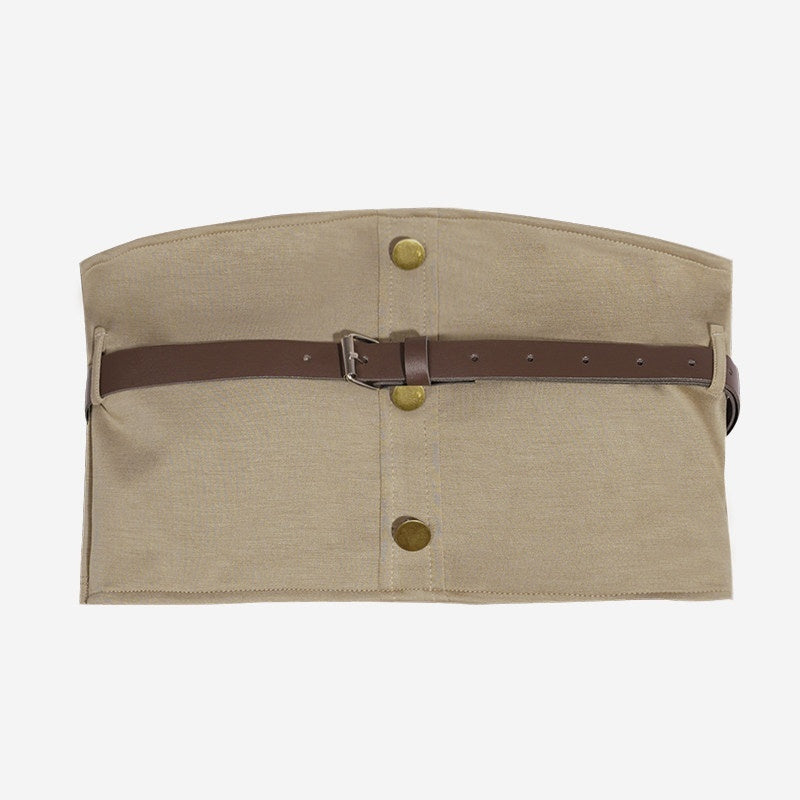 Nico_Molly_Cropped_Vintage_Workwear_Wrap_Chest_Backless_Slim_Fit_Women&