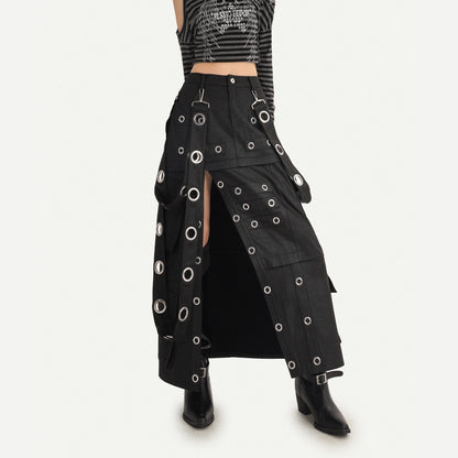 Nico_Molly_Cyberpunk_Deconstructed_Beaded_Metal_Ring_Side_Slit_Women&
