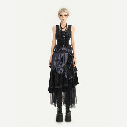 Nico_Molly_Dark_Asymmetrical_Multi_Layer_Patchwork_High_Waist_Women&