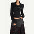 Nico_Molly_Dark_Red_Plaid_Asymmetric_Splice_High_Waist_Women&