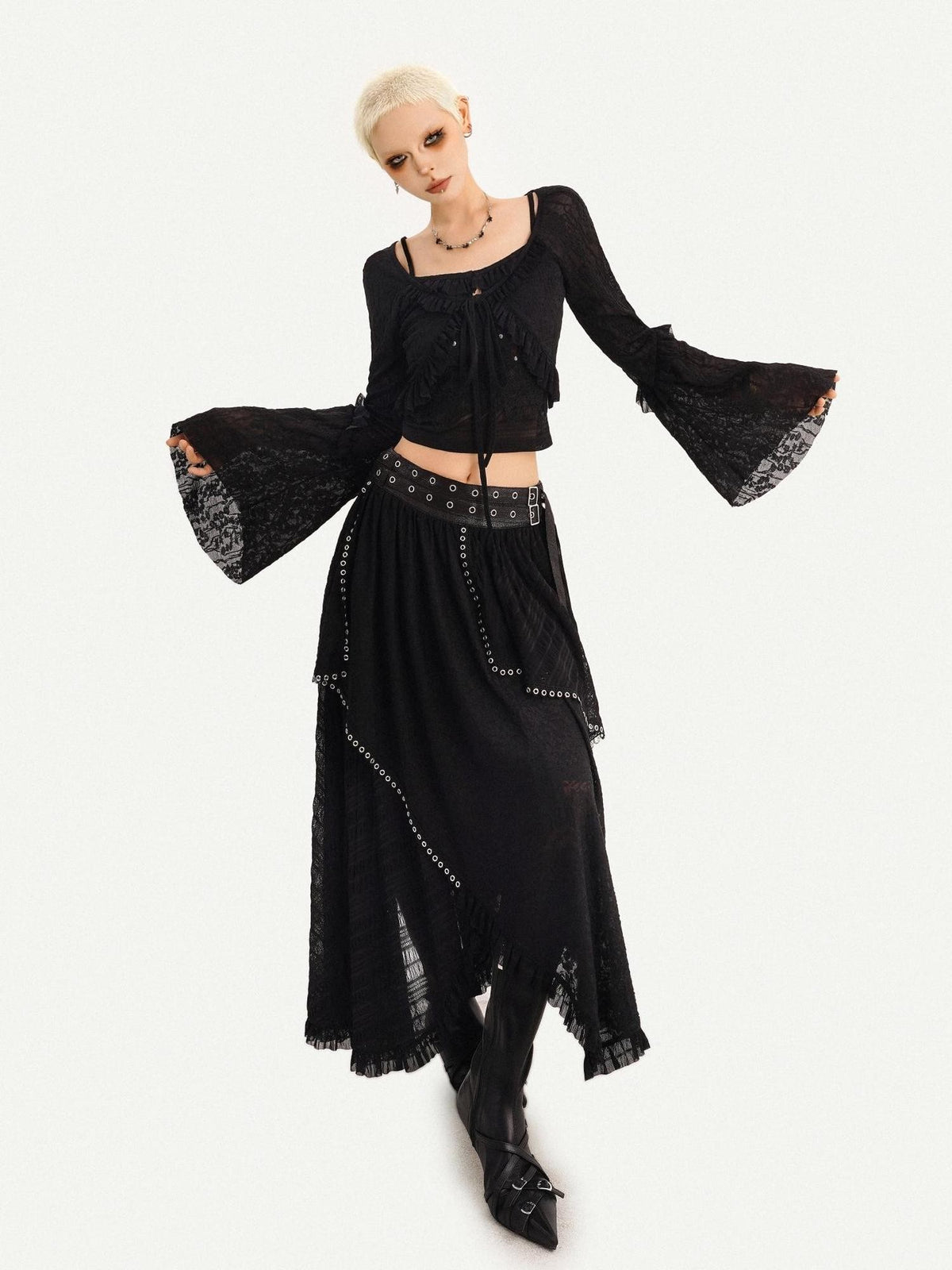 Nico Molly Dark Rhinestone Cutout Women&