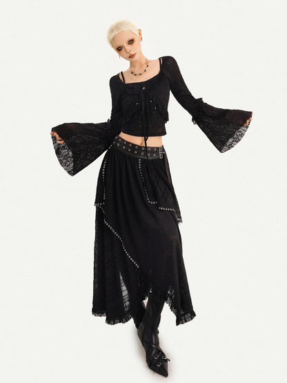 Nico Molly Dark Rhinestone Cutout Women&