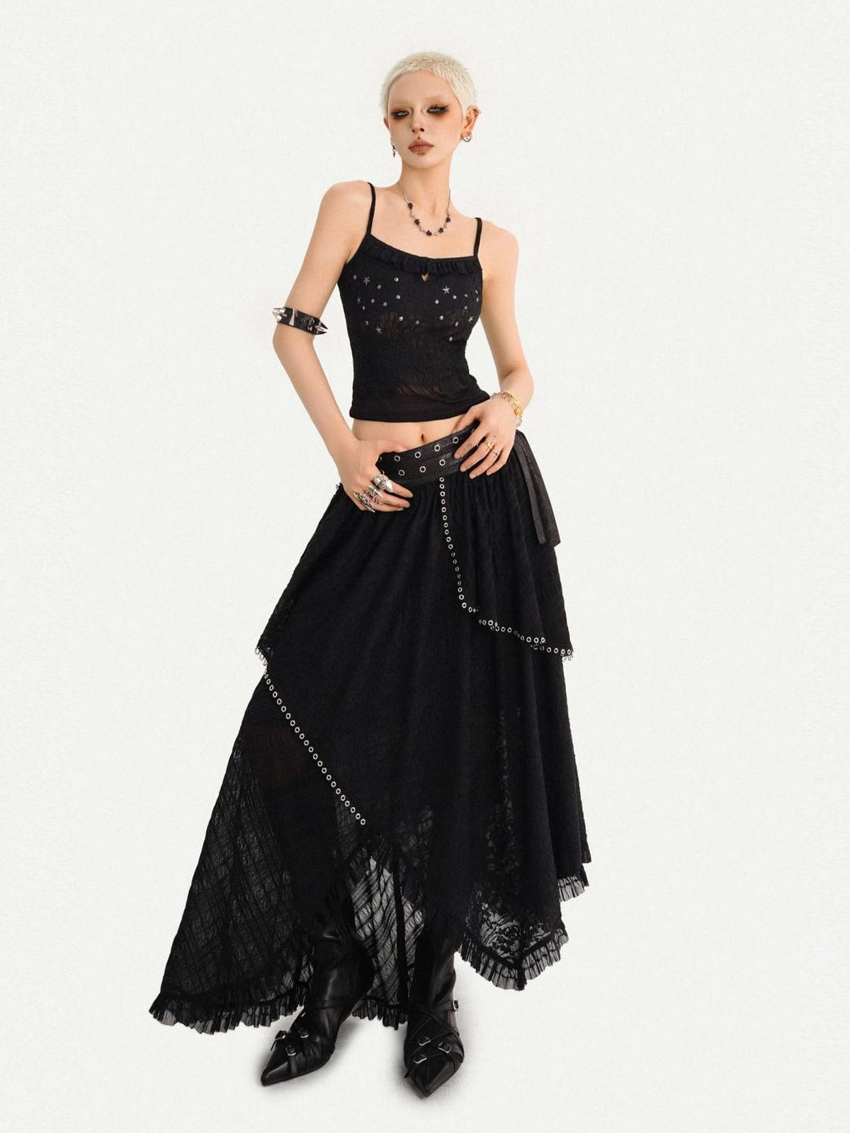 Nico Molly Dark Rhinestone Cutout Women&