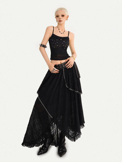 Nico Molly Dark Rhinestone Cutout Women&