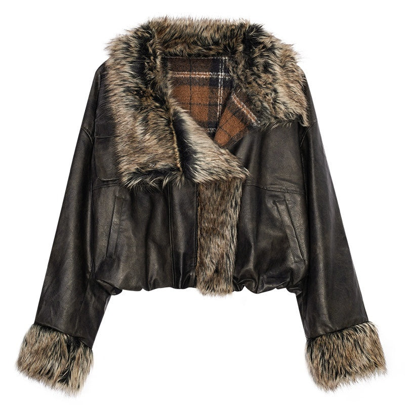 Nico_Molly_Dark_Rock_Patchwork_Plaid_Reversible_Plush_Women&