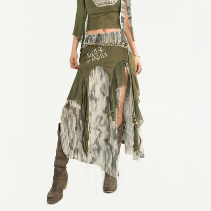 Nico_Molly_Distressed_Print_Asymmetric_Off_Shoulder_Women&