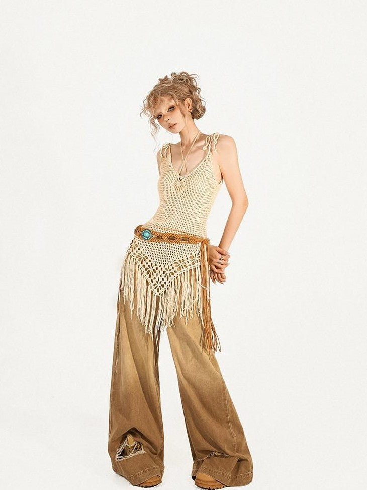Nico Molly Forest Boho American Vintage Woven Agate Ethnic Romantic Women&