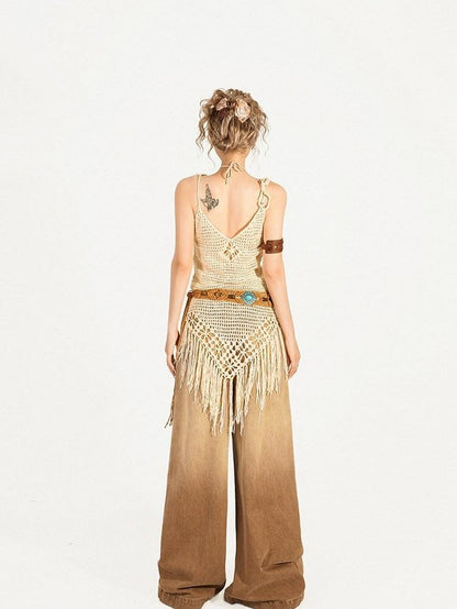 Nico Molly Forest Boho American Vintage Woven Agate Ethnic Romantic Women&