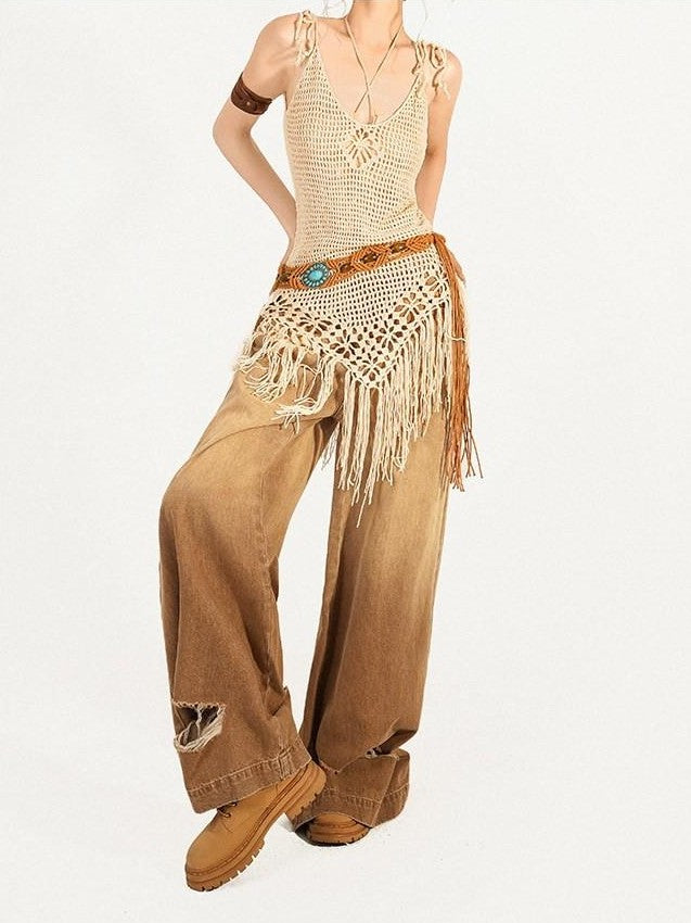 Nico Molly Forest Boho American Vintage Woven Agate Ethnic Romantic Women&