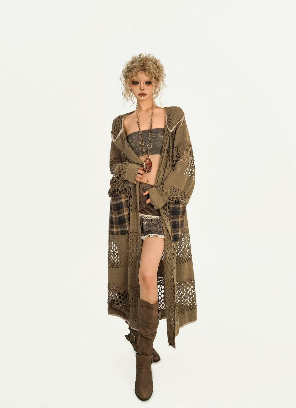 Nico_Molly_Fur_Collar_Patchwork_Fringe_Hooded_Women&