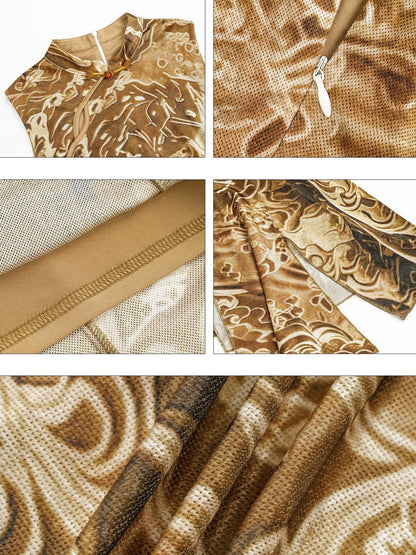 Nico Molly Gilded Glamorous Fishtail Sleeveless Slim Women&