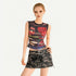 Nico_Molly_Graffiti_Letter_Print_Rocker_Short_Slim_Cropped_Round_Neck_Women&