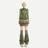 Nico_Molly_Green_Punk_Print_Slim_Fit_A_Line_Sleeve_Women&