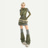 Nico_Molly_Green_Punk_Print_Slim_Fit_A_Line_Sleeve_Women&
