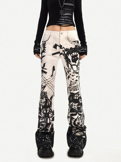 Nico Molly Ink Wash Studded Punk Street Women&