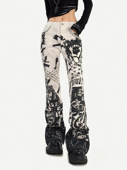 Nico Molly Ink Wash Studded Punk Street Women&