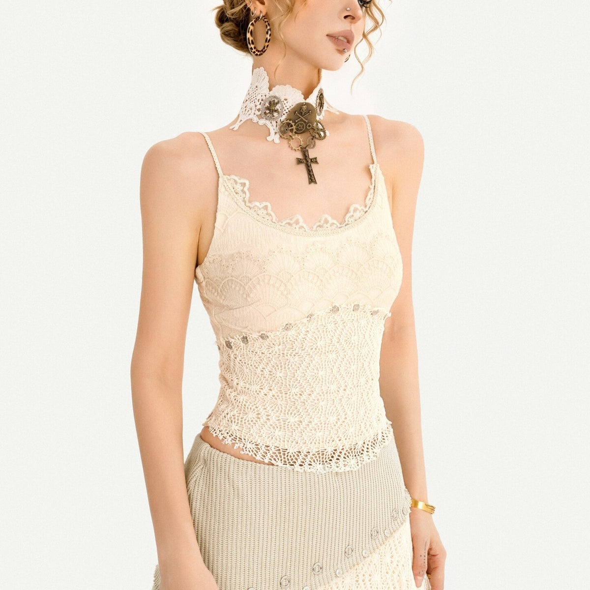 Nico_Molly_Ivory_Tassel_Asymmetric_Irregular_Hem_Women&