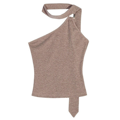 Nico_Molly_Khaki_Vintage_Backless_Tie_Slim_Cropped_Women&