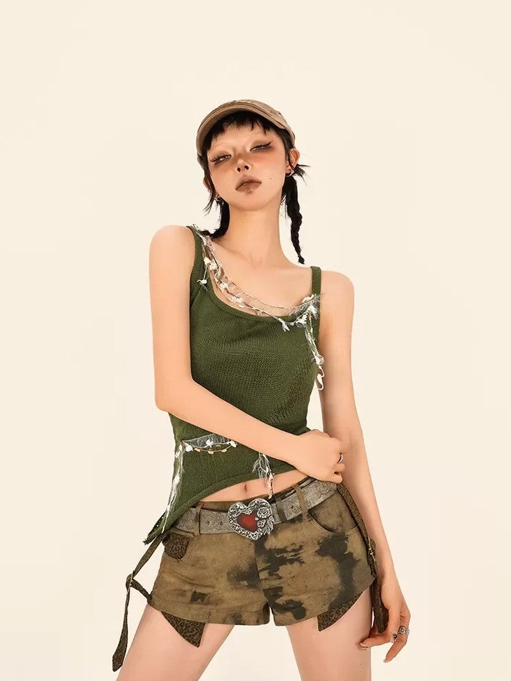 Nico Molly Leopard Print Punk Vintage Women&