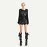 Nico_Molly_Letter_Print_Cutout_Drawstring_Round_Neck_Dark_Punk_Women&
