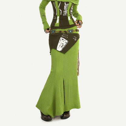Nico_Molly_Letter_Print_Off_Shoulder_Slim_High_Waist_Side_Slit_Women&