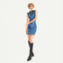 Nico_Molly_Oil_Painting_Blue_Cheongsam_Stand_Collar_Fishtail_Women&