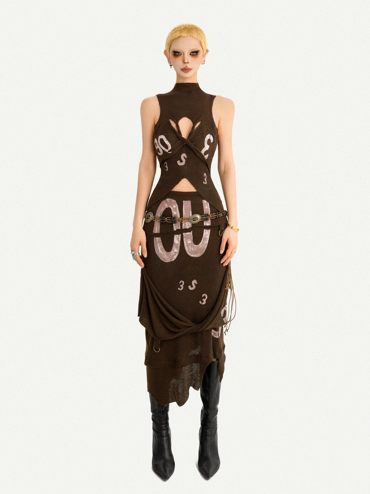 Nico Molly Openwork Twist Knot Women&
