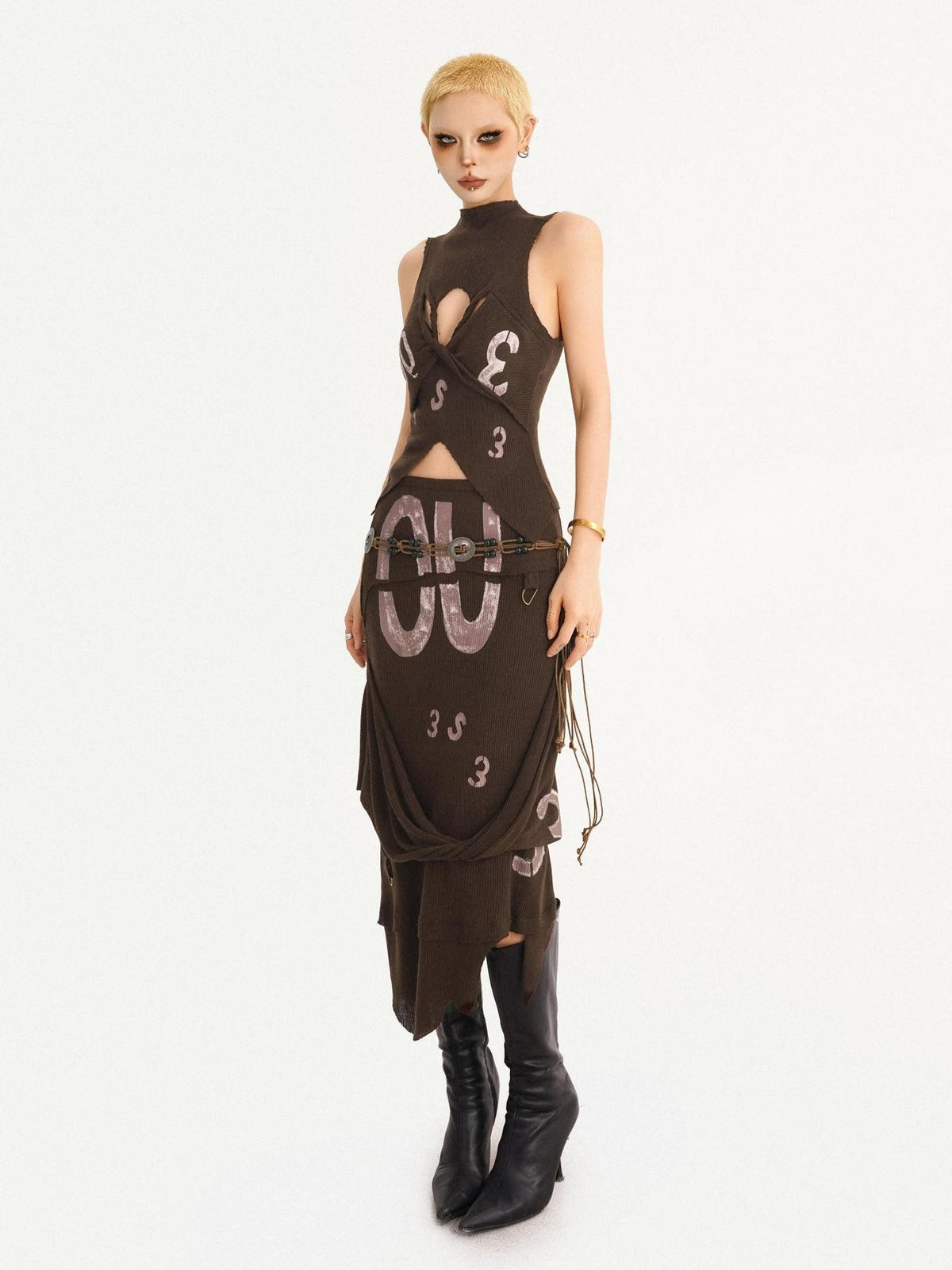Nico Molly Openwork Twist Knot Women&