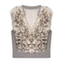 Nico_Molly_Plush_Zippered_Stand_Collar_Cropped_Sleeveless_Vest_Women&