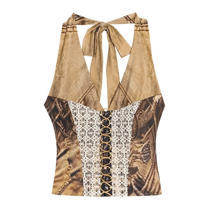 Nico_Molly_Post_Apocalyptic_Patchwork_Lace_Halter_V-neck_Women&