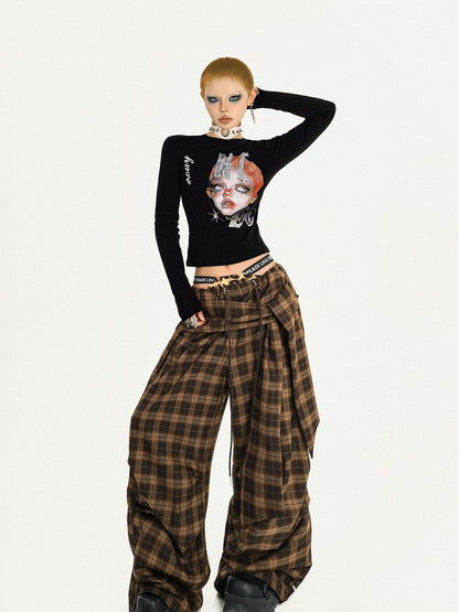 Nico Molly Quirky Graphic Print Round Neck Slim Fit Women&