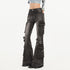 Nico_Molly_Retro_Blue_Vintage_Slim_Cargo_Pocket_Women&