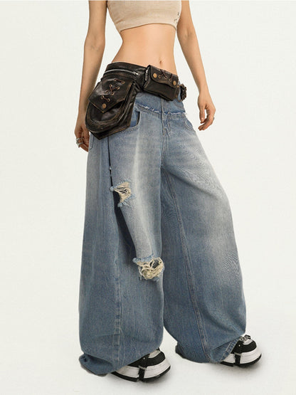 Nico Molly Retro Punk Biker Leather Waist Corset Belt Unique Design Women&