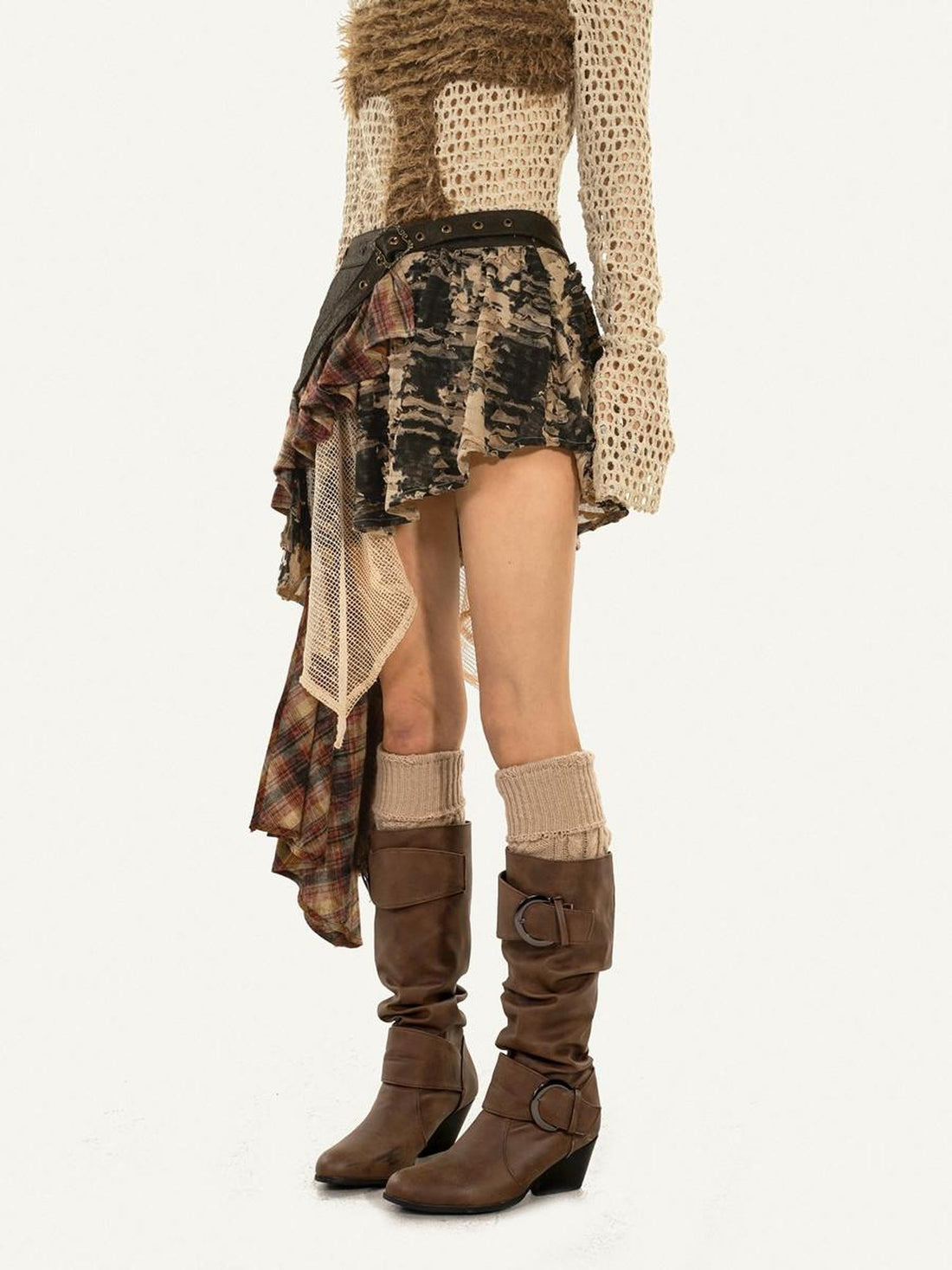 Nico Molly Shibuya Retro Rebellious Asymmetrical Women&