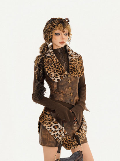 Nico Molly Tribal Leopard Patchwork Women&