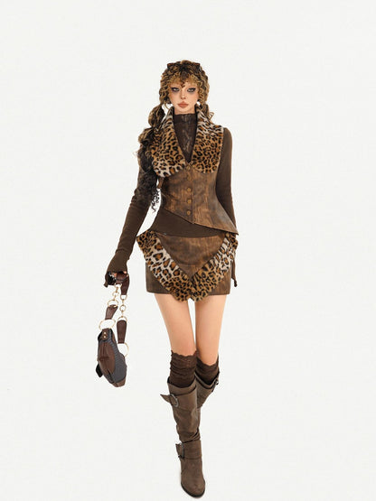 Nico Molly Tribal Leopard Patchwork Women&