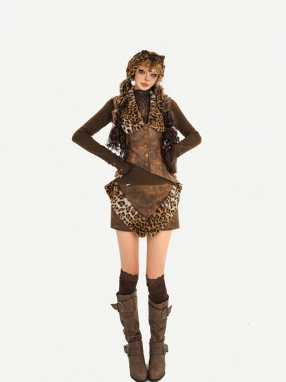 Nico Molly Tribal Leopard Patchwork Women&