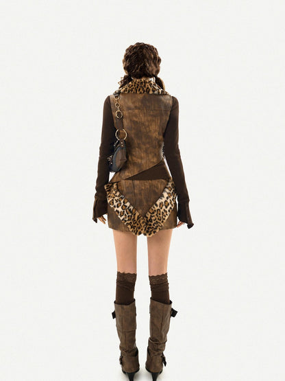 Nico Molly Tribal Leopard Patchwork Women&