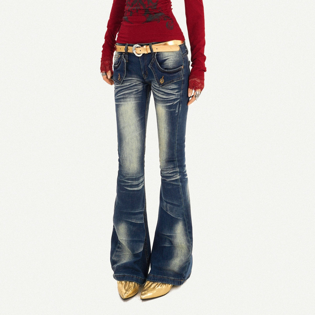 Nico_Molly_Vintage_Blue_Curved_Cut_Low_Waist_Pocketed_Women&