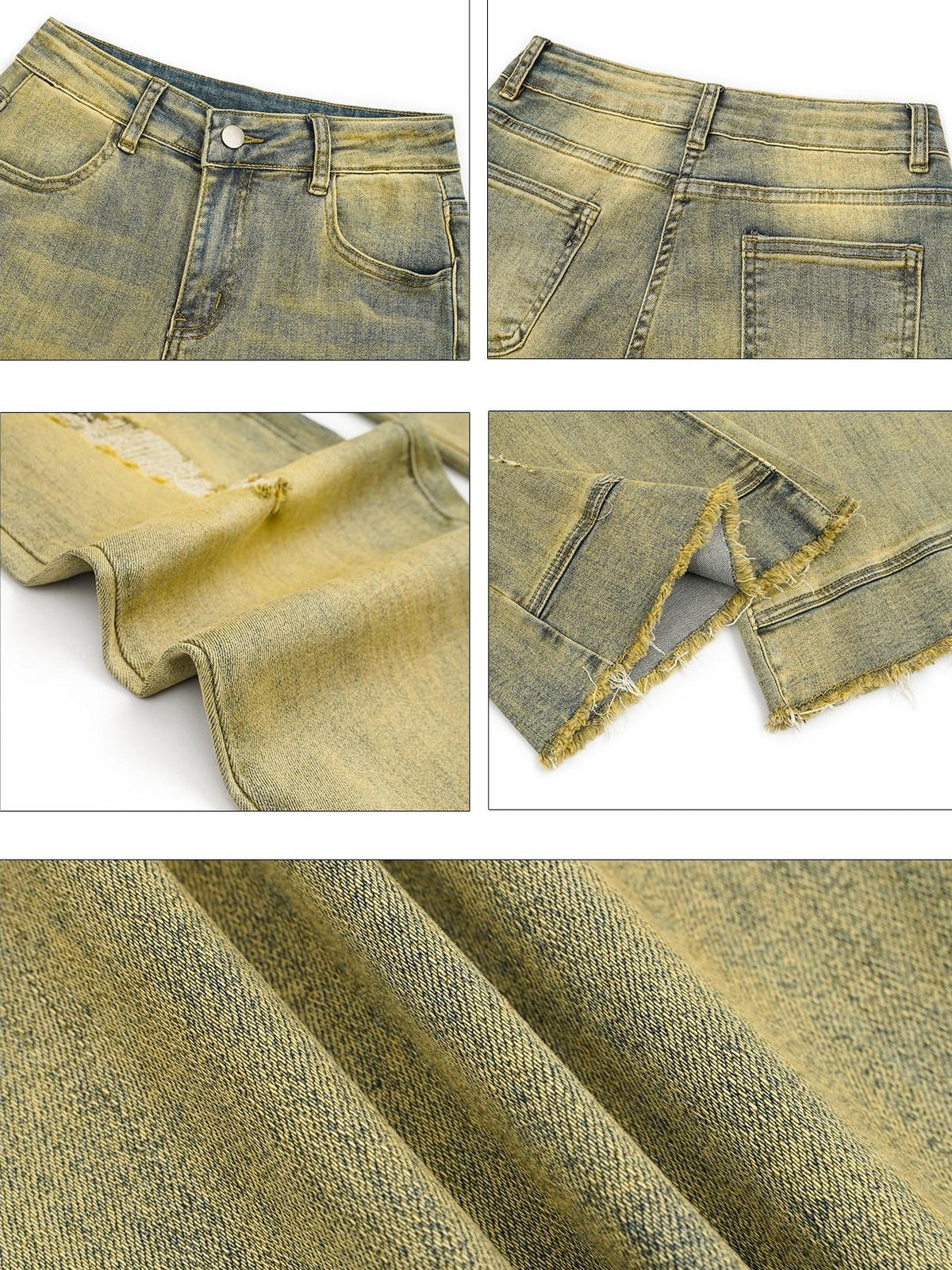 Nico Molly Vintage Blue Patch Distressed Low Waist Women&