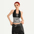 Nico_Molly_Vintage_Distressed_Patchwork_Studded_Cross_V-neck_Women&